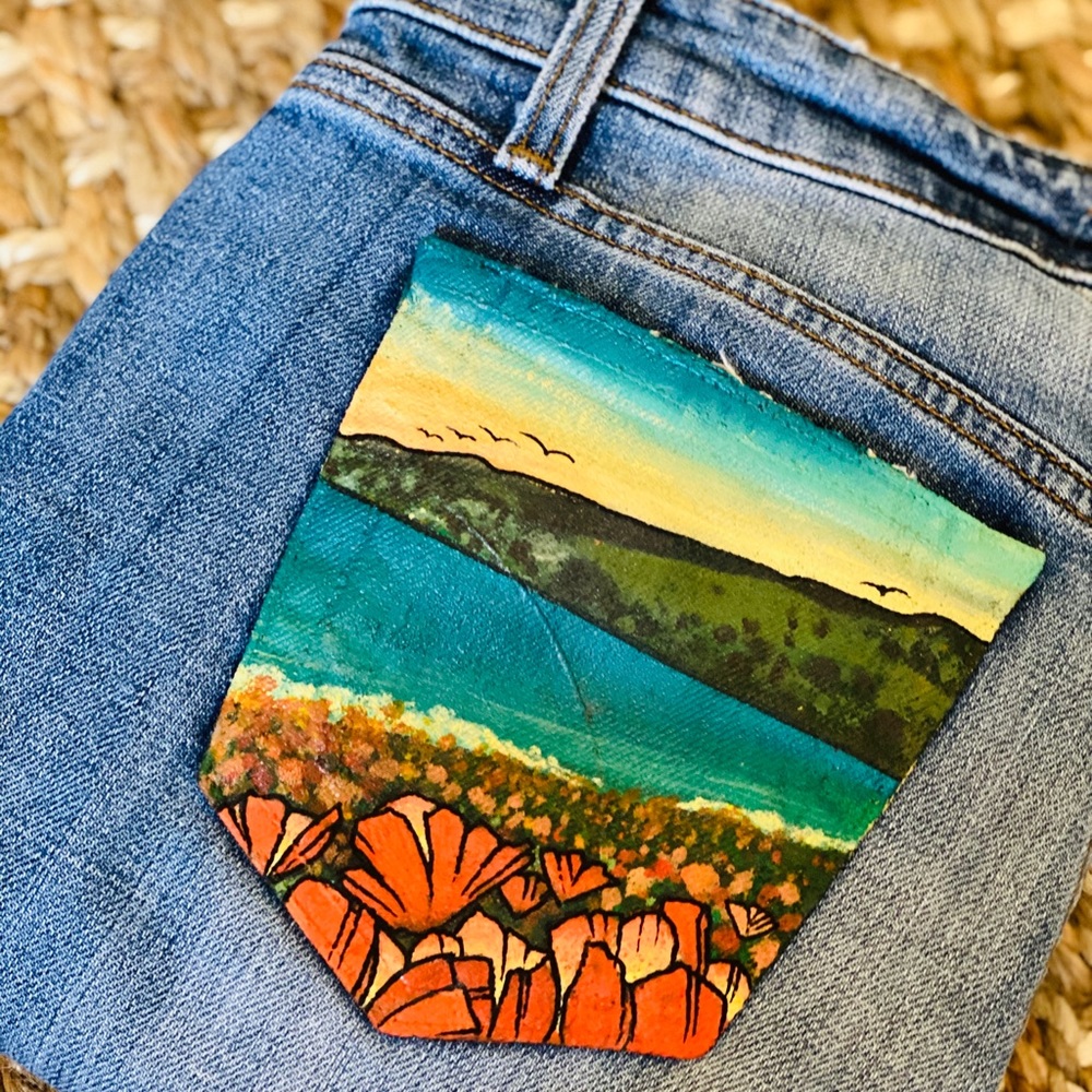 Custom Painted Denim